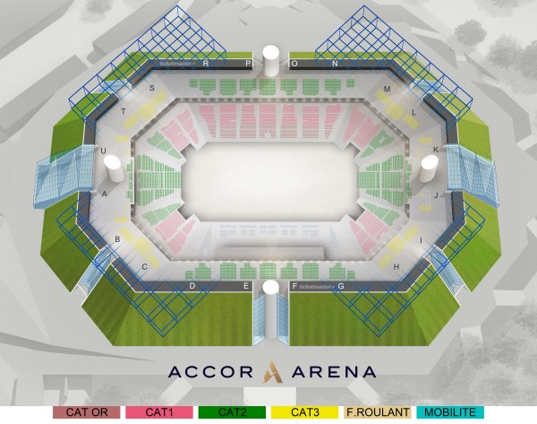 Stade de France - Interactive all Seating Chart