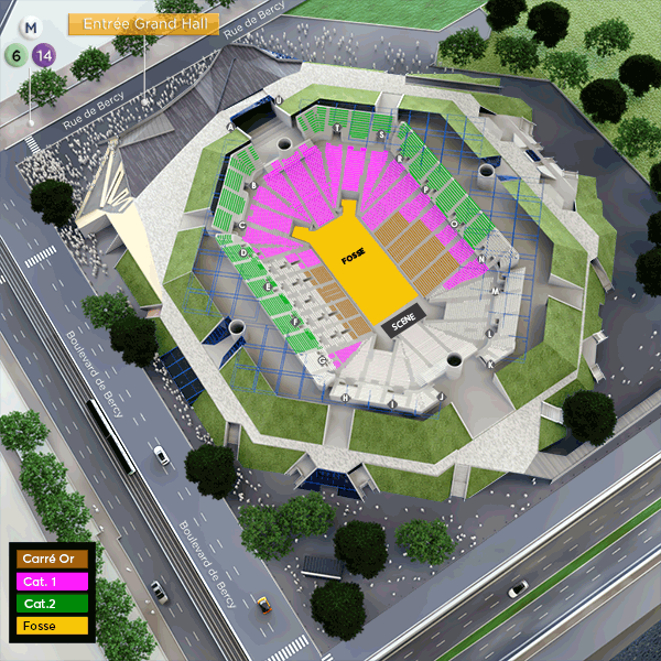 Gazo - Accor Arena the 16 Nov 2023