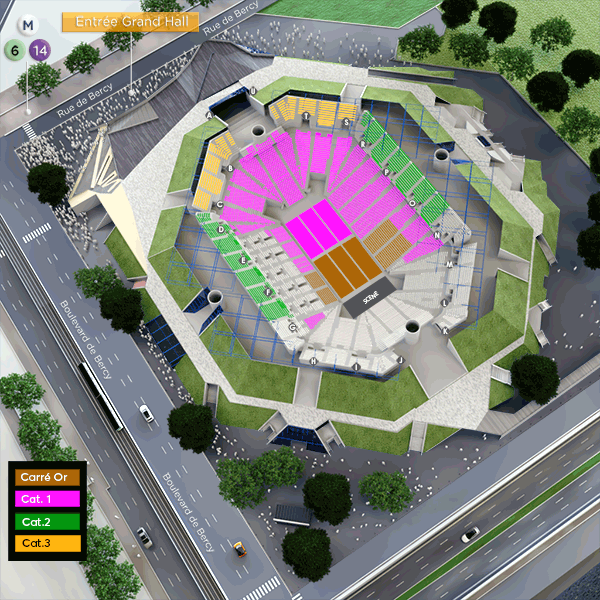 Ines Reg - Accor Arena le 17 juin 2023