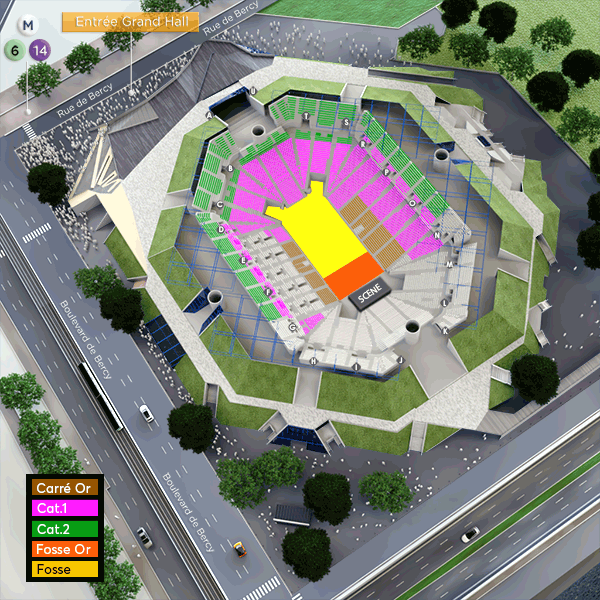 Rauw Alejandro - Accor Arena the 21 Sep 2023