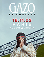 Réservez les meilleures places pour Gazo - Accor Arena - Le 16 novembre 2023