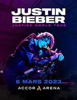 Réservez les meilleures places pour Justin Bieber - Accor Arena - Du 6 mars 2023 au 7 mars 2023